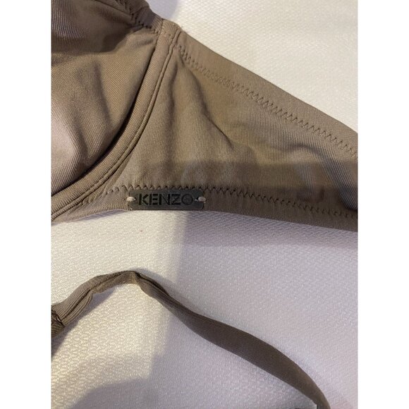 KENZO Tan Nude Two Piece Bikini Set Top Sz 34C + Bottom Sz 12 Bathing Suit - Picture 9 of 16